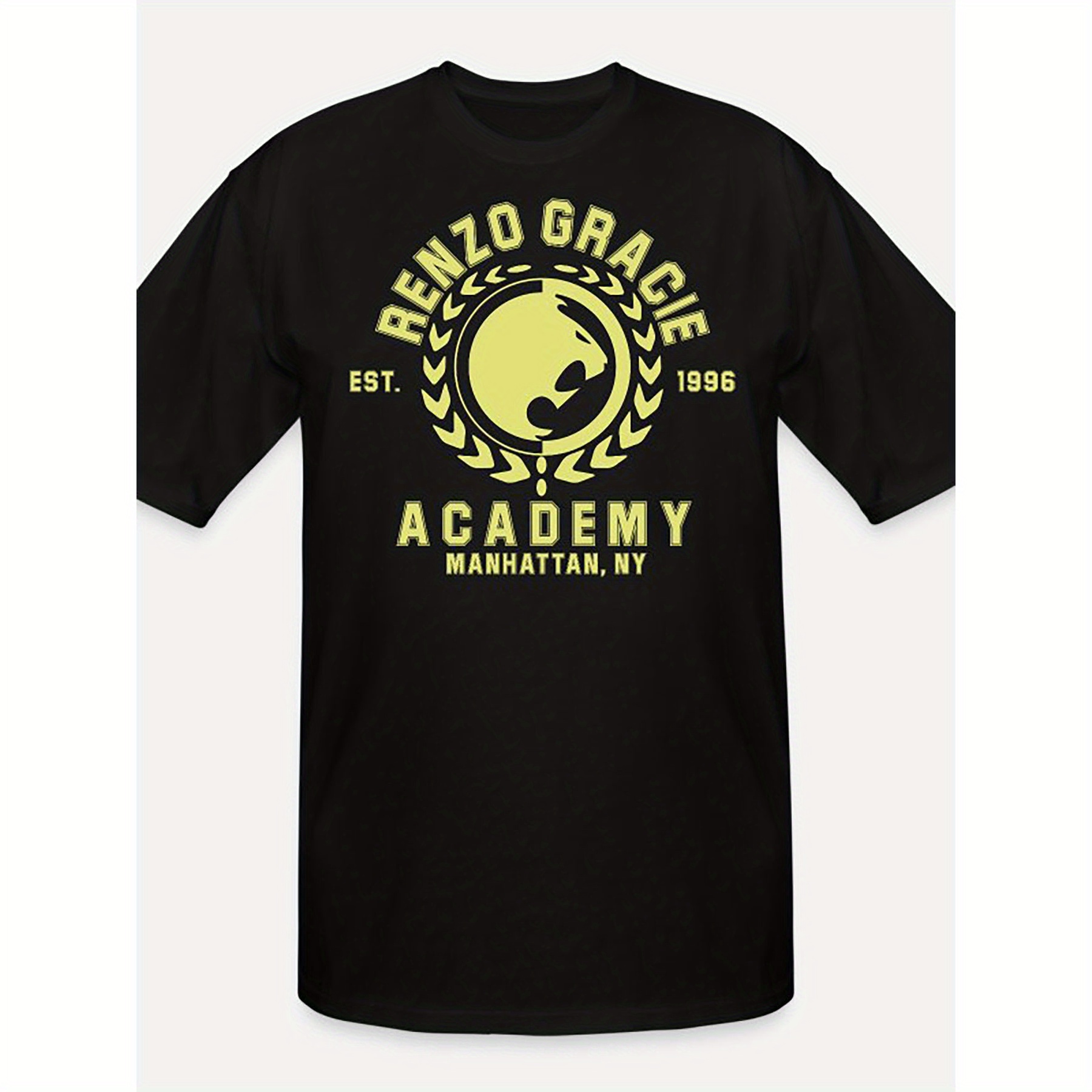 

Renzo Jiu Jitsu-6153 Funny Men's Short Sleeve Graphic T-shirt Collection Black