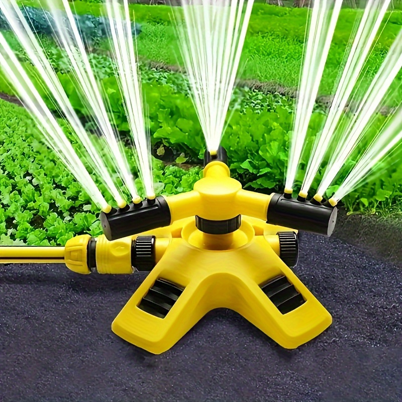 Lawn Sprinkler Hose Connection 360° Rotating 3 arm Design Temu Mauritius