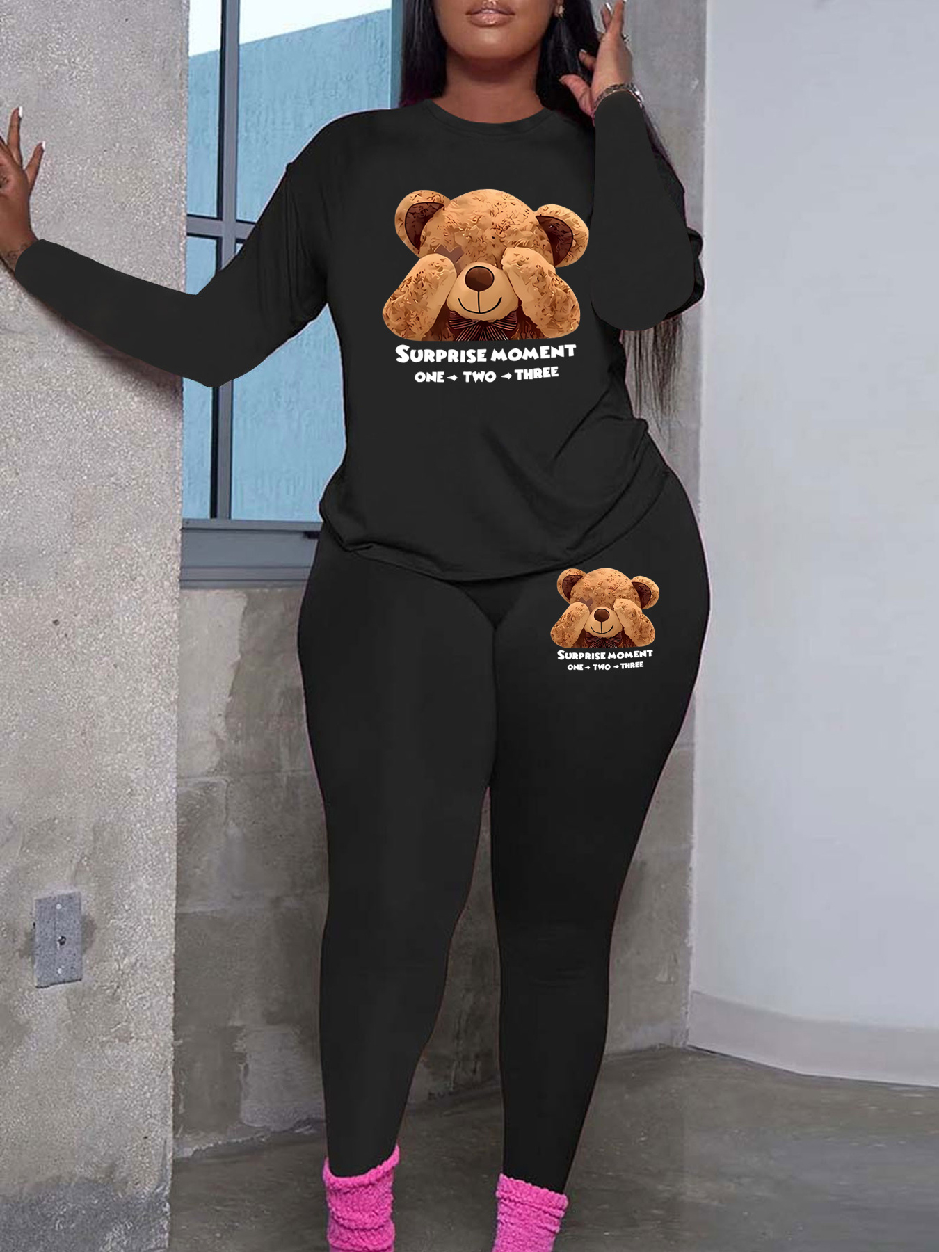 ensemble pièces imprimé bande dessinée Temu Luxembourg