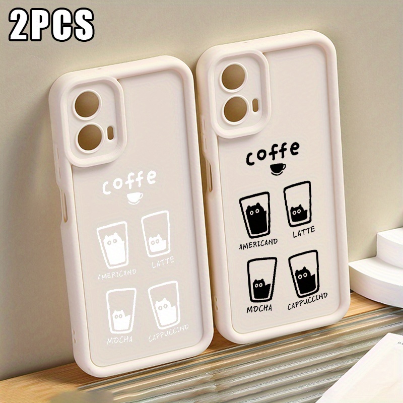 Luxury Shockproof Silicone Phone Cases Coffee - Temu