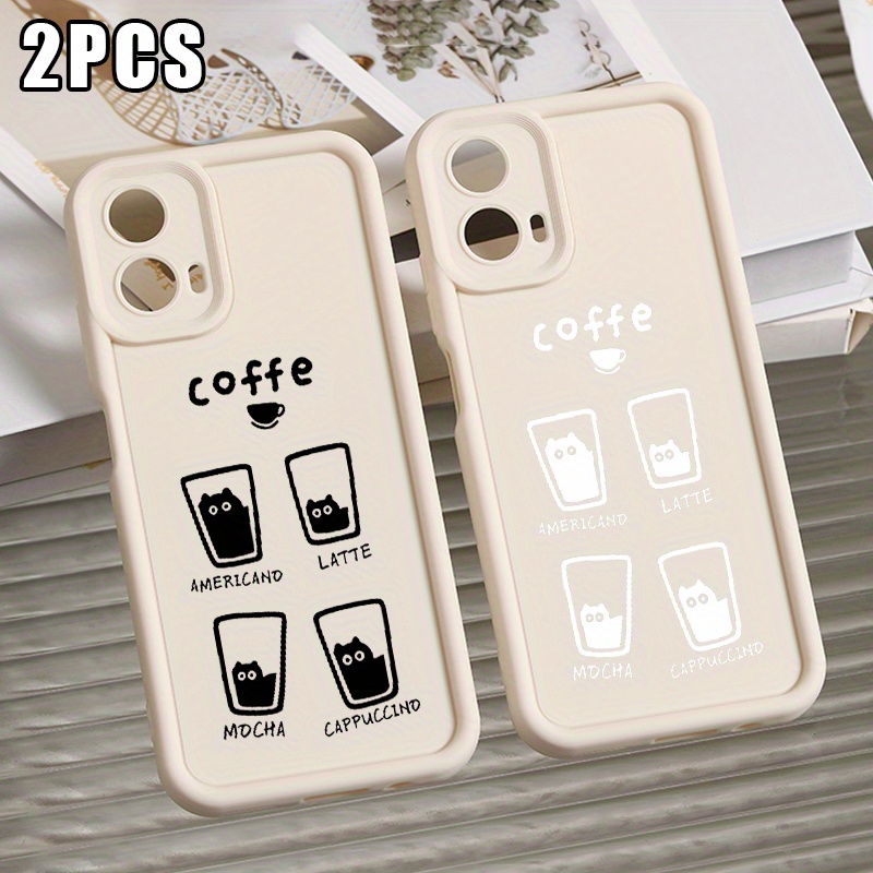 Luxury Shockproof Silicone Phone Cases Coffee - Temu