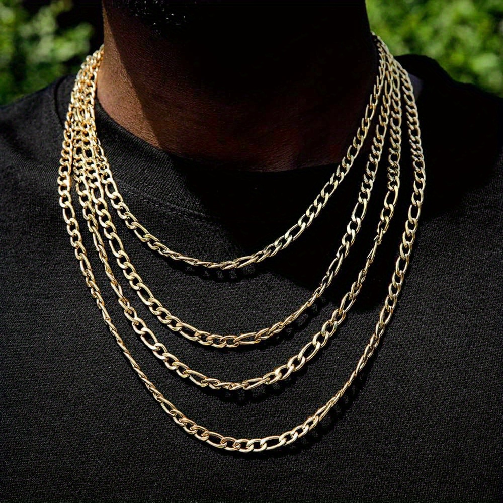 

1pc Fashion Stainless Steel Chain Necklace Personalized Jewelry For Men And Women