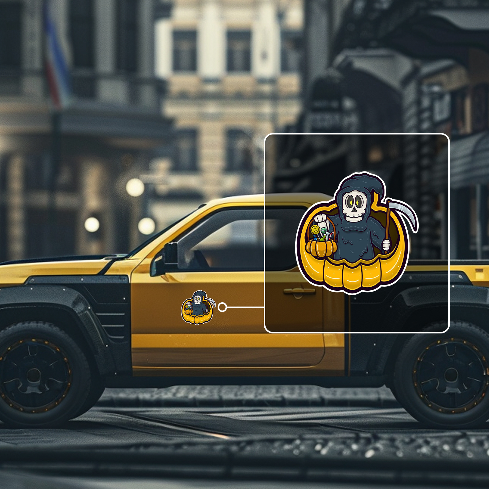 Водонепроницаемые Виниловые Наклейки с Привидениями и - Temu Germany