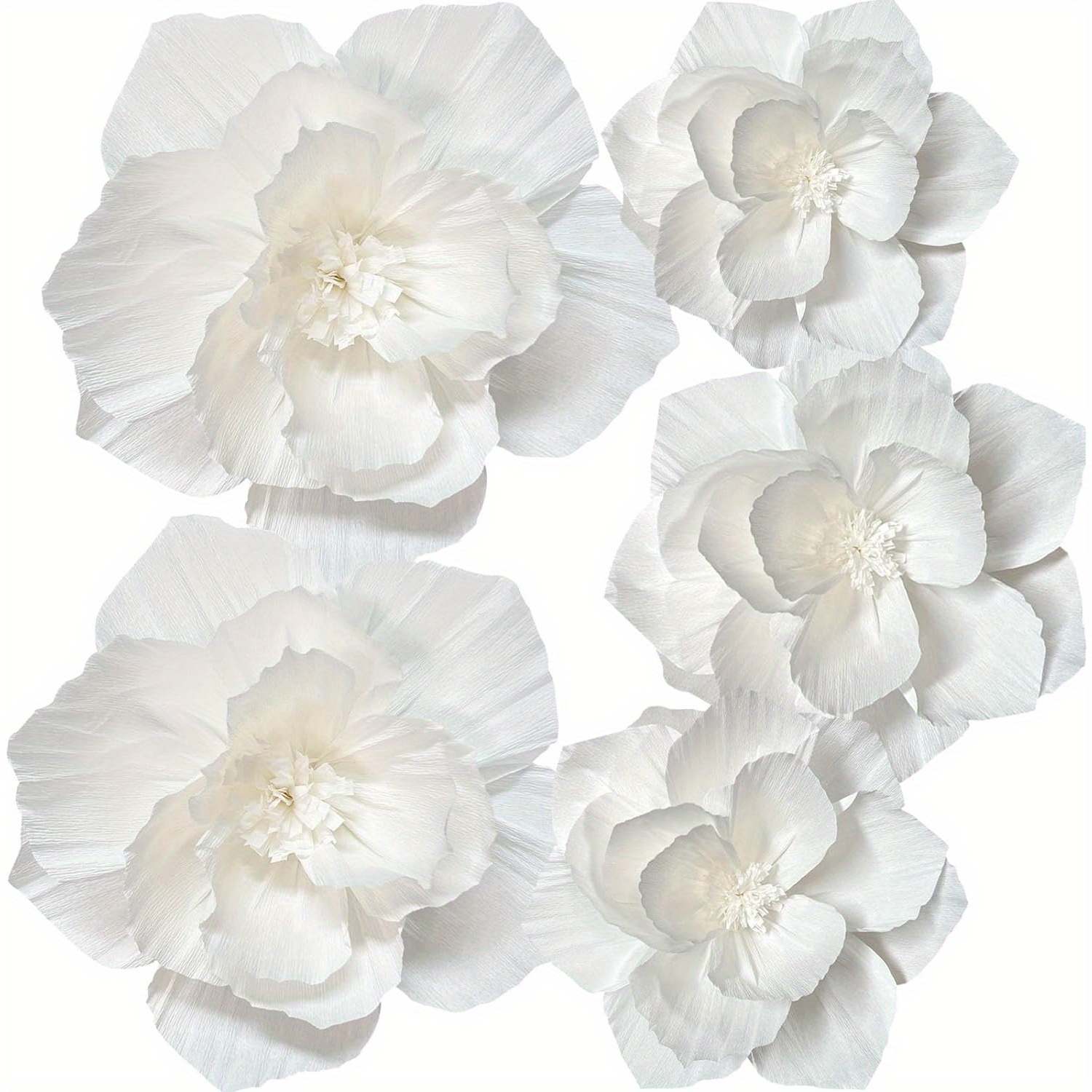 

5pcs - 3d Decor For Weddings, Birthdays & Bridal - For Table Centerpieces & Backdrops