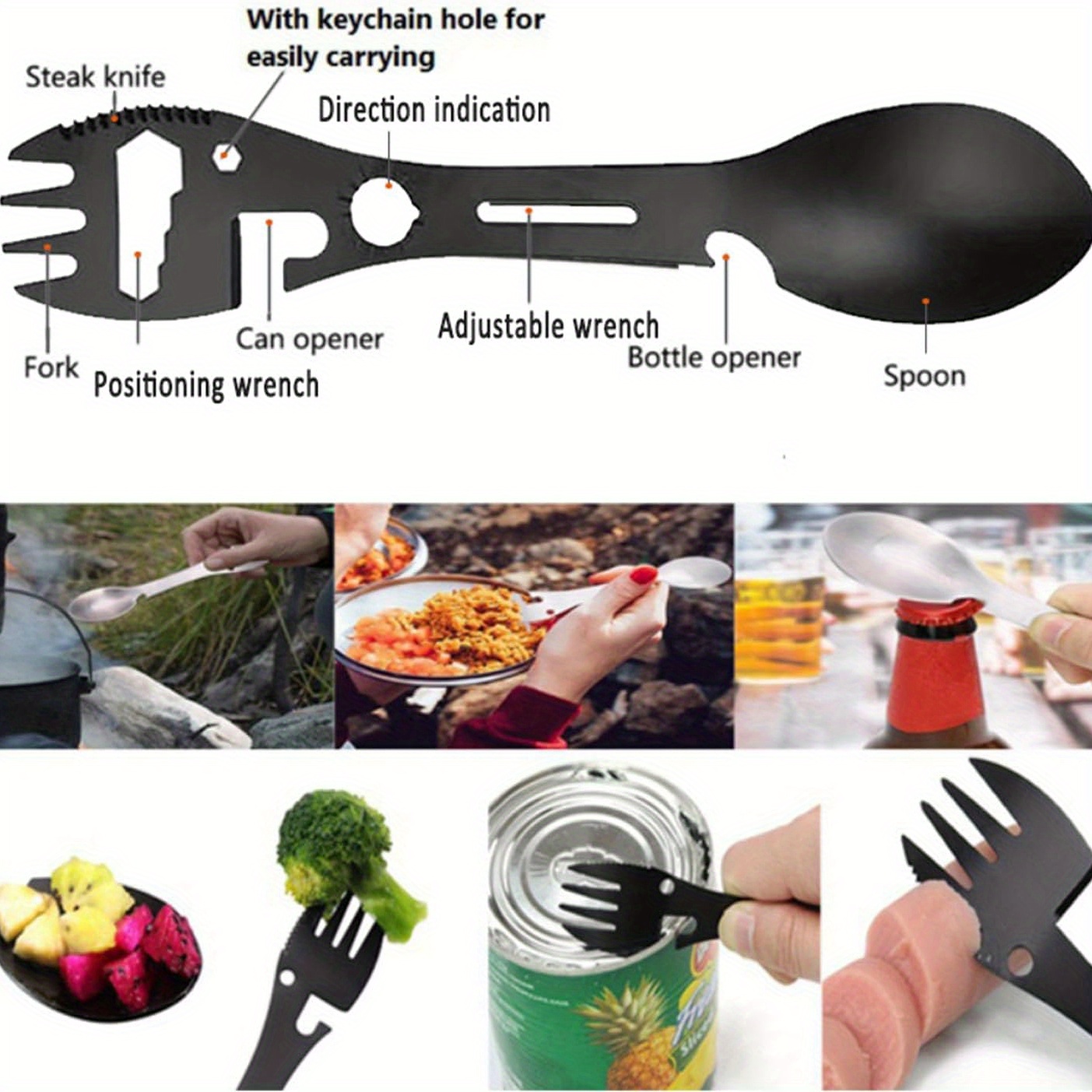 10-in-1 Stainless Steel Spork