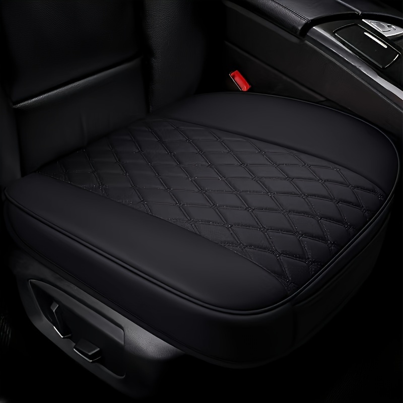 TEMU Soft Pu Leather Car Seat Cover - Removable, Fit For Suv/pickup, Easy To Clean &