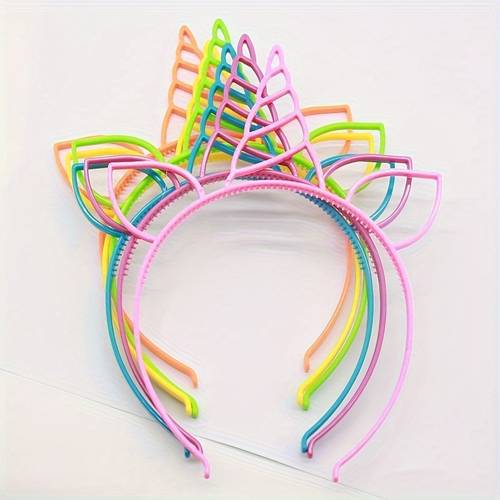 10pcs hair bands vibrant party decorations for girls birthday celebrations perfect favors and additions set to add to