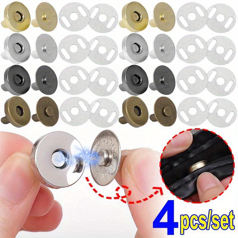 

20/40pcs Snap Fasteners Set For , Wallets, - No-sew Metal For Handbags And Luggage Accessories