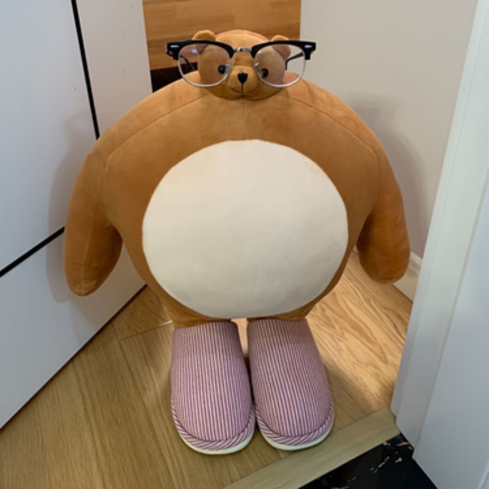 Bear plush with tiny head online