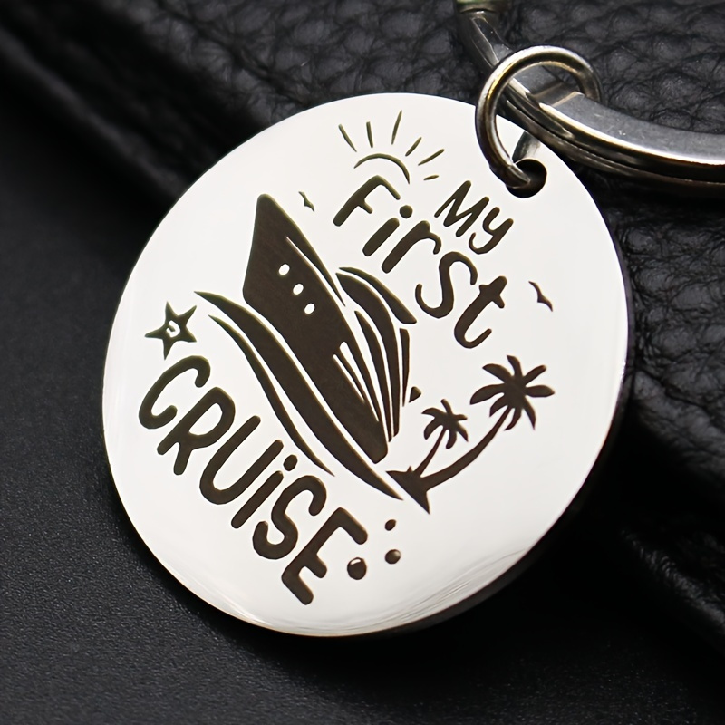 

Cruise" Stainless Steel Keychain - Perfect Vacation Gift For Men & Family , Keychain, Vacation Gift