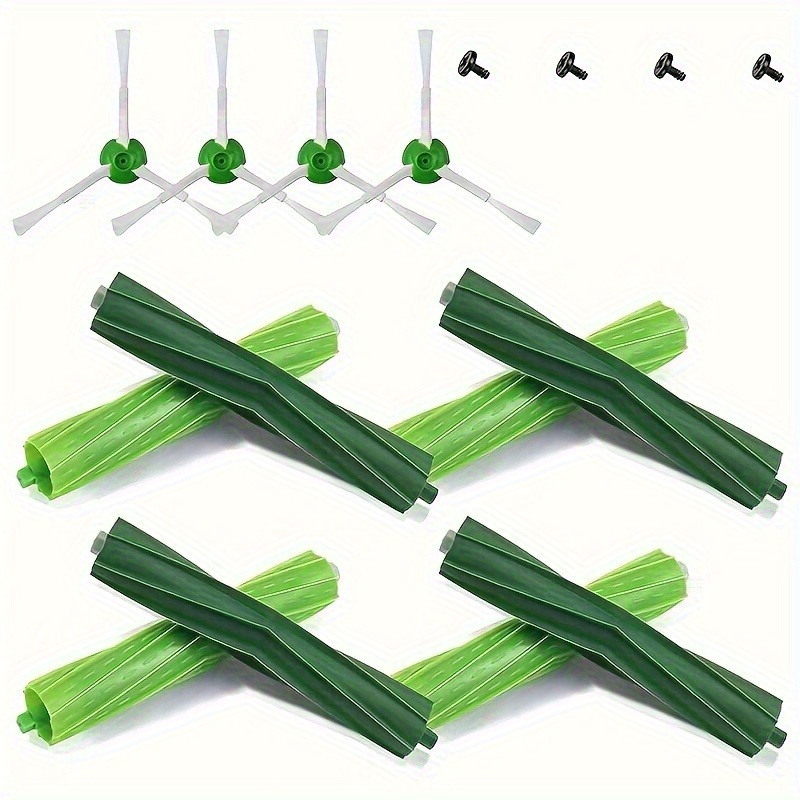 

12pcs 4 Set Replacement Rubber Roller Brushes Brush Compatible For E I And I3 I3 I6 I7 I7 I8 Plus E5 E6 E7 J7 J7 7550 Vacuum Cleaner Accessories