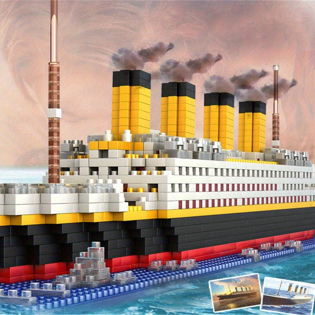 

Iblock 1878pcs Ship Model Set, 3d Puzzle Sets, Diy Educational Toys, Bricks Toy With Mini Blocks, Birthday Gift