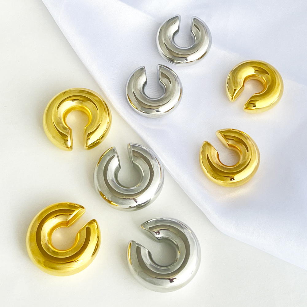Women's Ear Clip Set Retro Style No Piercing Daily Matching Ear Clip