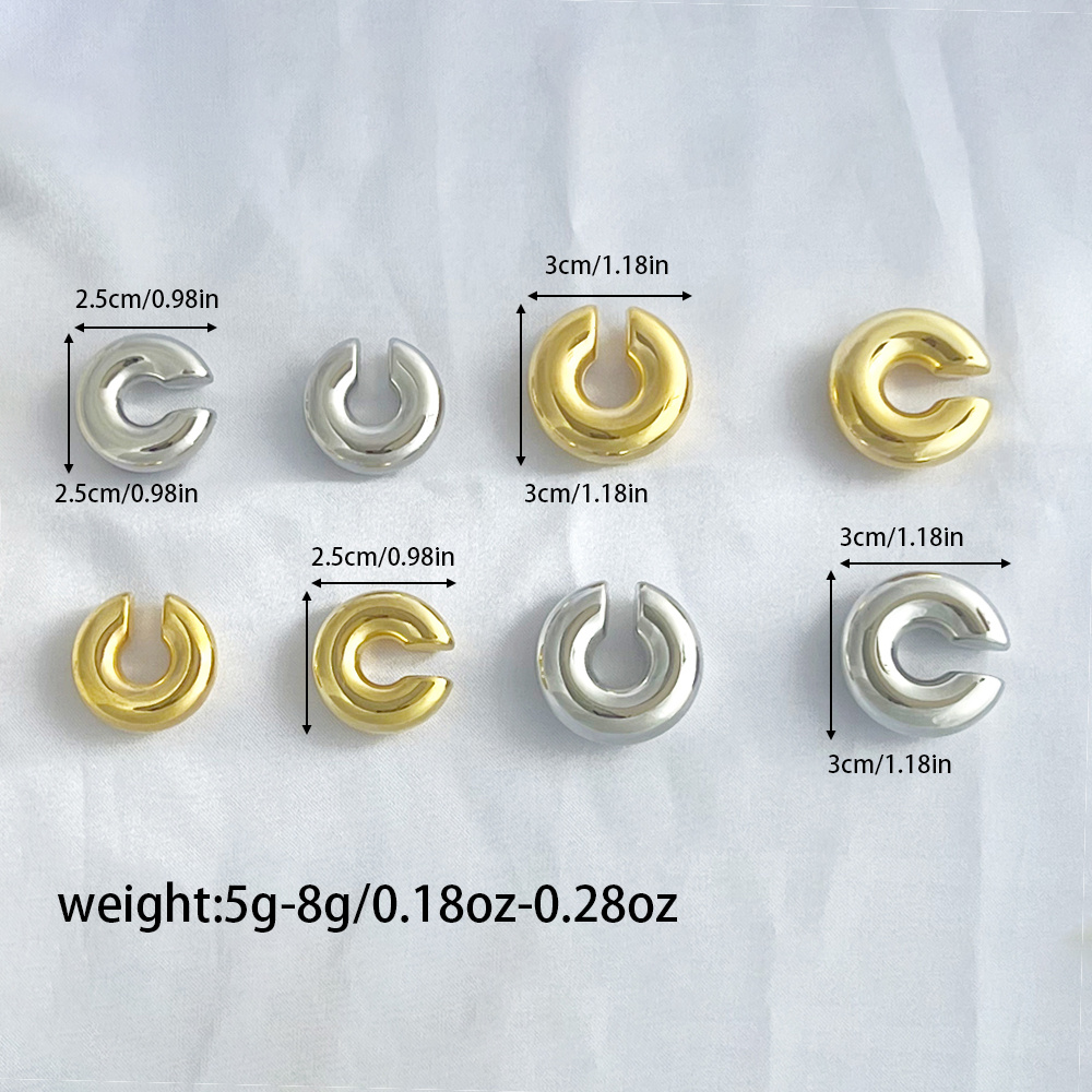 Women's Ear Clip Set Retro Style No Piercing Daily Matching Ear Clip