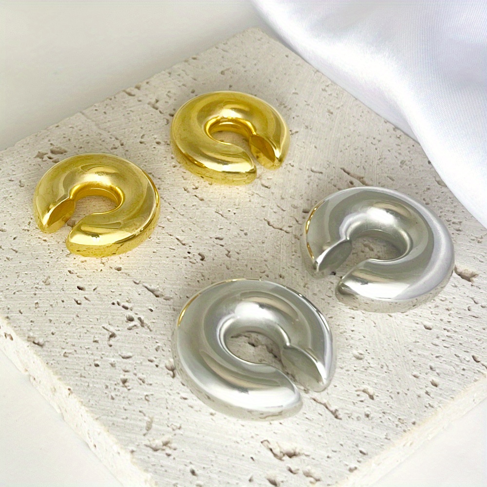 Women's Ear Clip Set Retro Style No Piercing Daily Matching Ear Clip