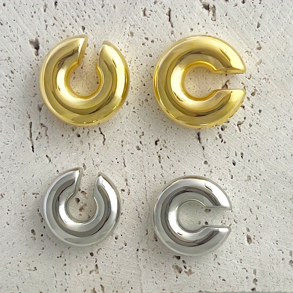 Women's Ear Clip Set Retro Style No Piercing Daily Matching Ear Clip