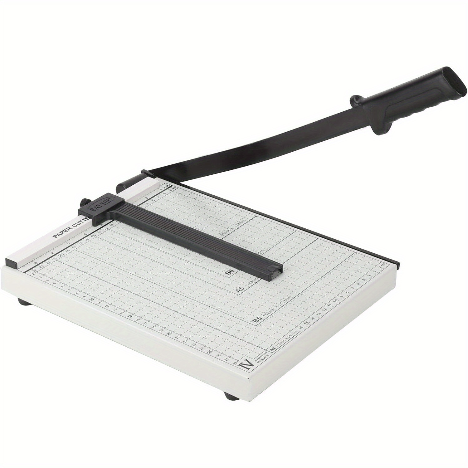 Image of Yorking A4 Papierschneider Hebelschneider Cutter Schneidemaschine Fotoschneide Stapelschneider Papierschneidegerät Schneidegerät Für Hause Und Büro Messfläche 24 X 28 Cm
