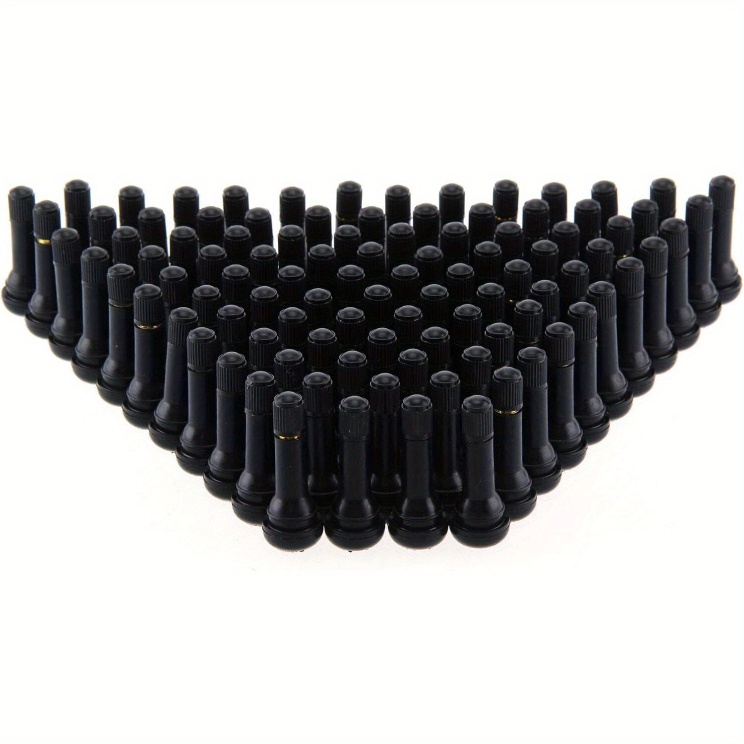 E-shop 100 Stück Gummischlauch TR414 Schlauch Einfügen Reifen Schlauch Schwarz Auto Reifen Auto Schlauch Reifen Schlauch Schwarz Gummischlauch Auto