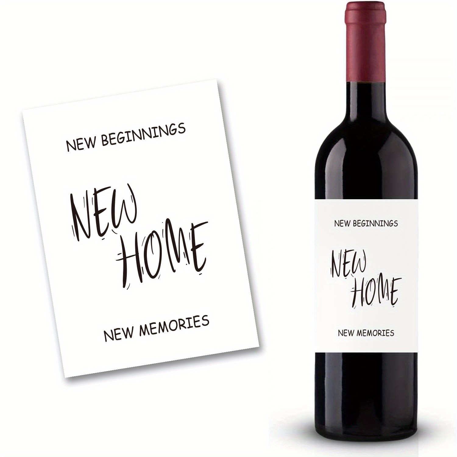 Set Of 2 Humorous Wine Bottle Labels, Wine Stickers, Gifts For , Entertaining Birthday Or Christmas Presents, Birthday Gifts For , Gifts For Moving Into A