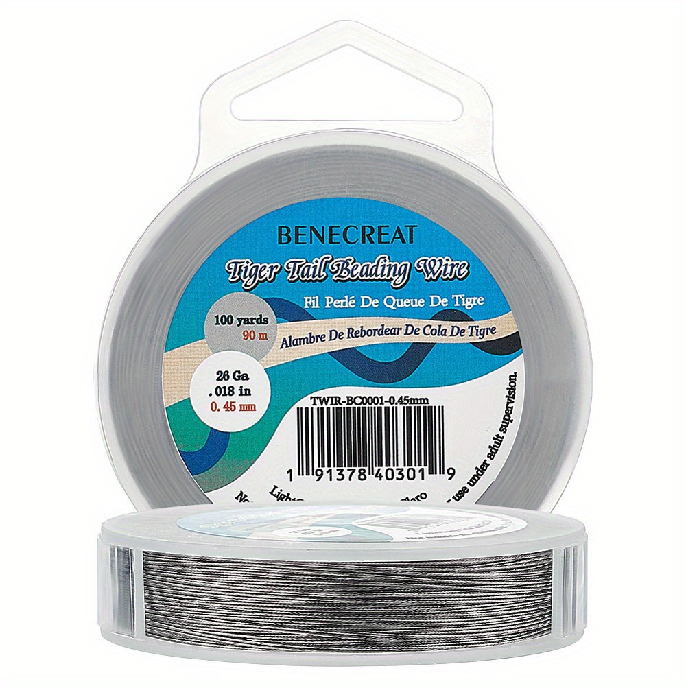 

1roll 90m 300-feet 0.018inch/0.46mm Beading Wire 7-strand Bead Wire