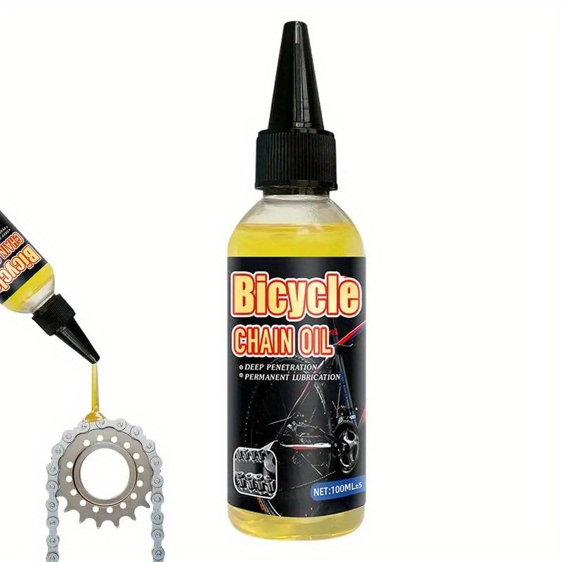 

100ml Premium Bike Lubricant - Durable, Water-resistant Chain Oil For Smooth Rides On Mtb & Road Bikes, Easy Application