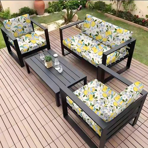 1pc outdoor colorful sofa cushion cover comfortable to the touch sofa cover elastic cushion sofa cover chair cushion furniture protective cushion decorative effect beautiful comfortable and suitable for courtyard decoration