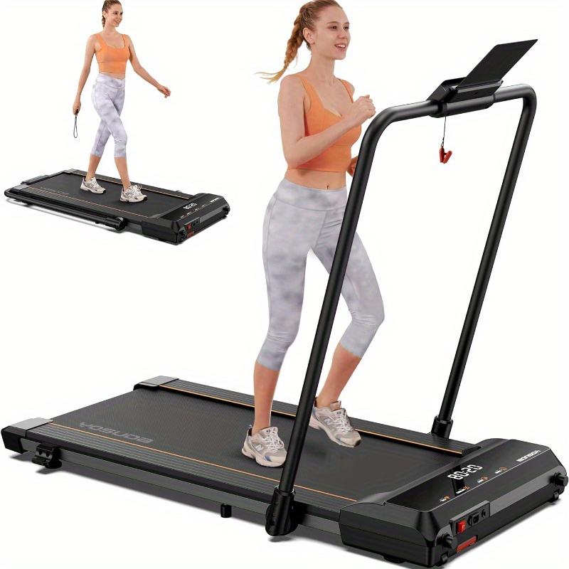 

1pc Running Machine With 3.0hp Motor, 265lbs Capacity, 2-in-1 Treadmill For Home Gym Fitness, Body Training