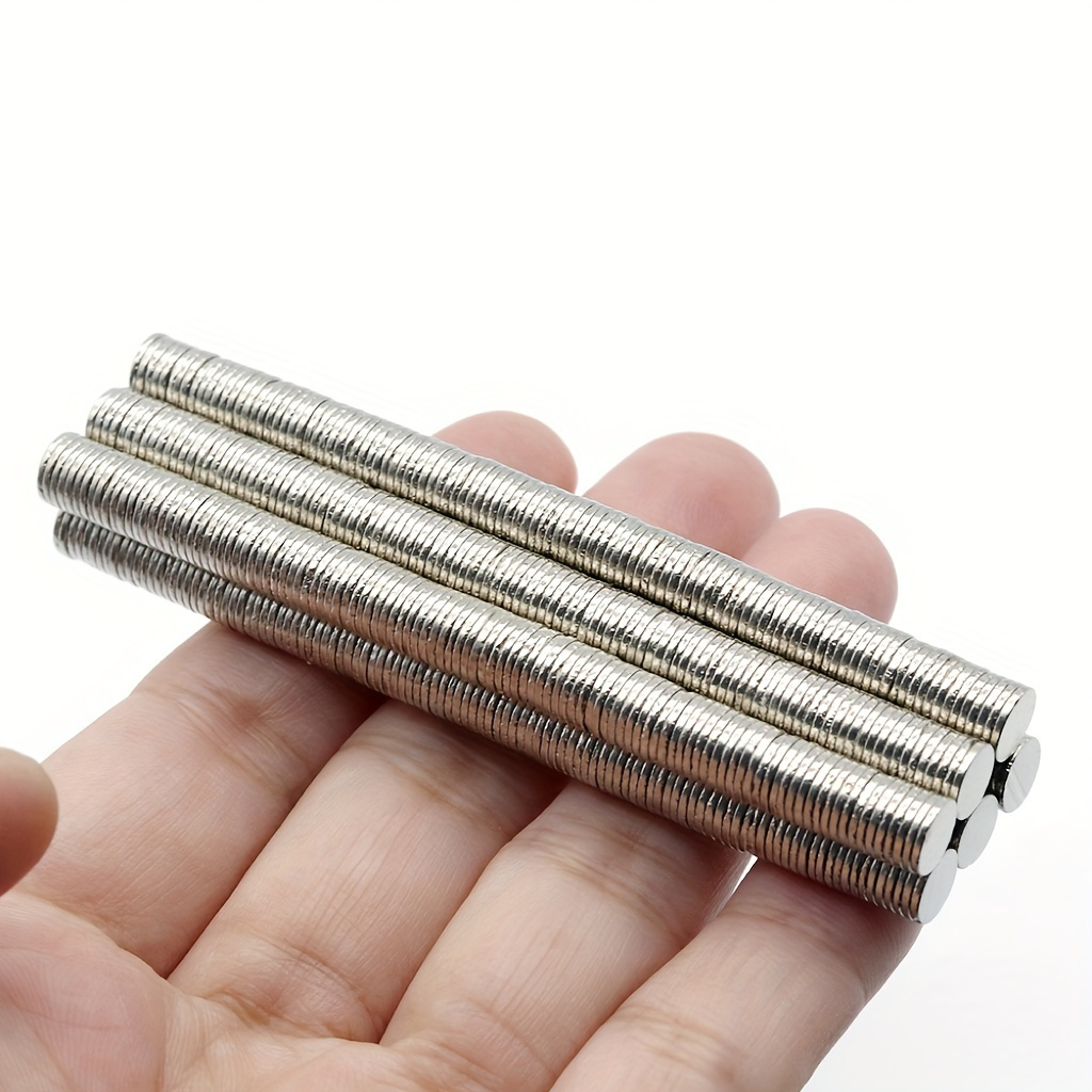 

50pcs Neodymium Magnets, 6mm X 1mm, Round Disc Magnets For Laboratory, Scientific, Industrial Use, Metal Material, Tools