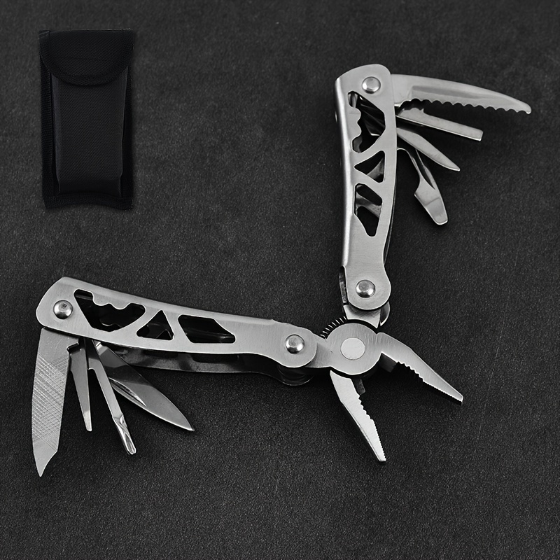 

Outdoor Multitool Pliers, Multifunctional Stainless Steel Folding Pliers, Outdoor Supplies