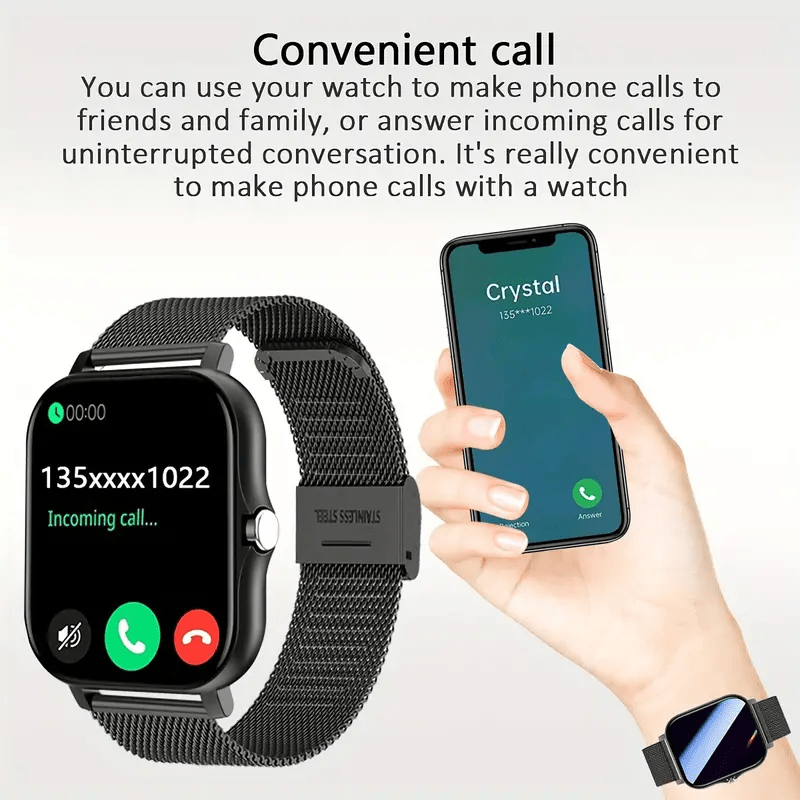   2024 smart watch make answer call full   calling smartwatch fitness   watch for smartphone connection for   ios phones mothers day fathers day valentines day party gifts christmas details 5