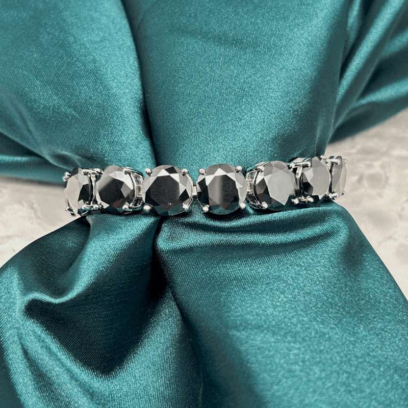 luxurious 5 0 carat moissanite s925 sterling silver bracelet   anniversary gifts or valentines day details 0