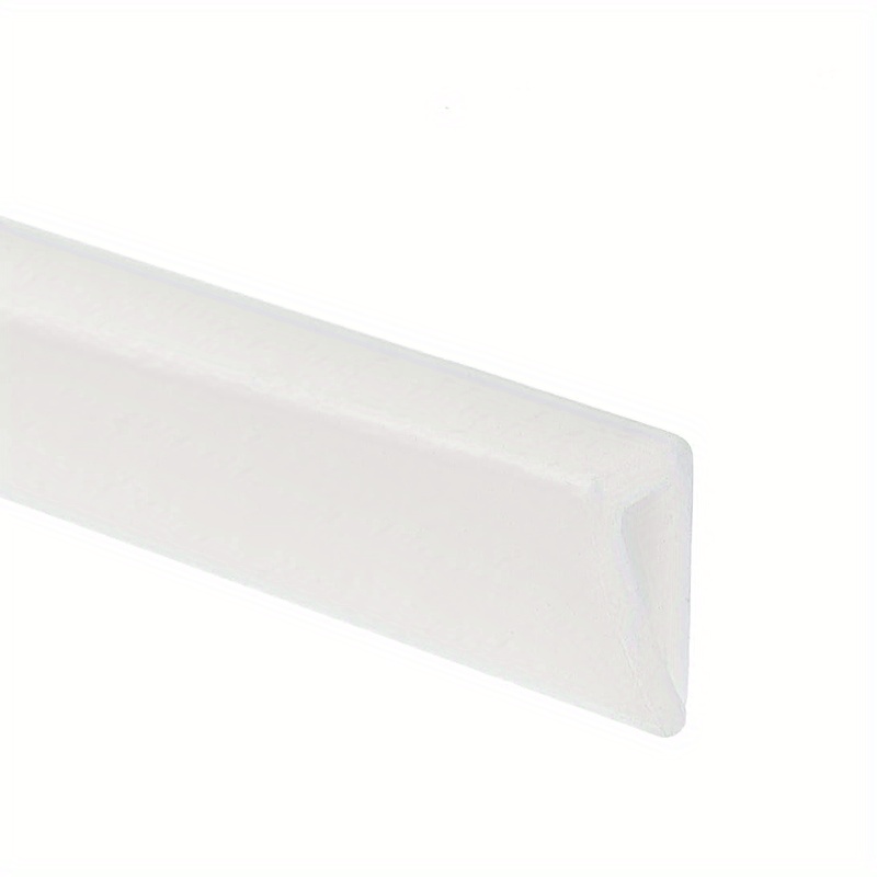 Image of 1pc Of Long (118.1 Inches), U-shaped Sealing Strip, Bumper Strip, U-shaped Strip, U-shaped Wrapping Strip, In Black And White
