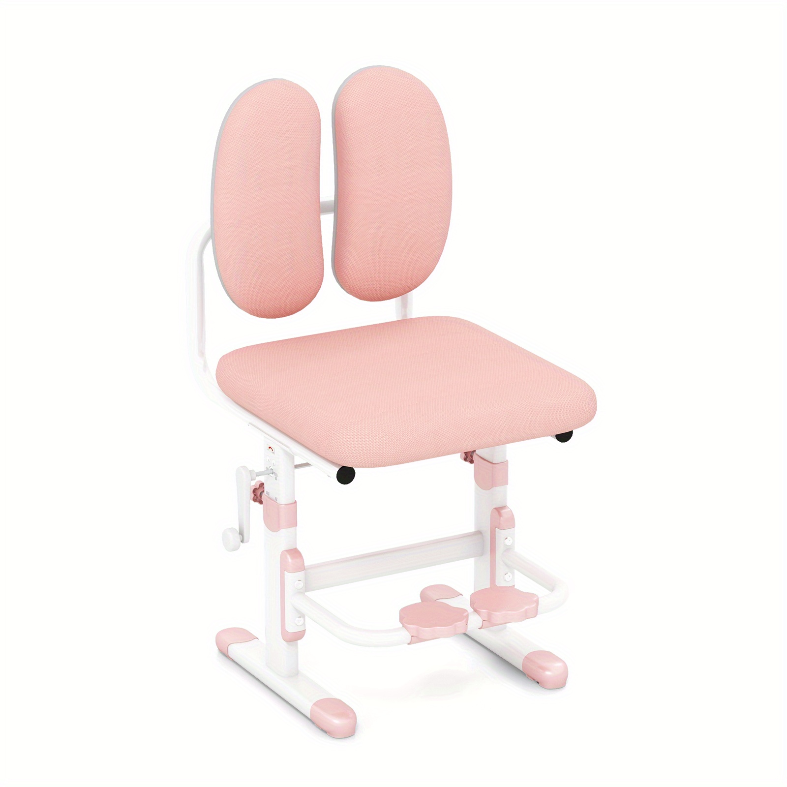 

Lifezeal Height-adjustable Kids Desk Chair W/ Double Back Support & Rotatable Footrests