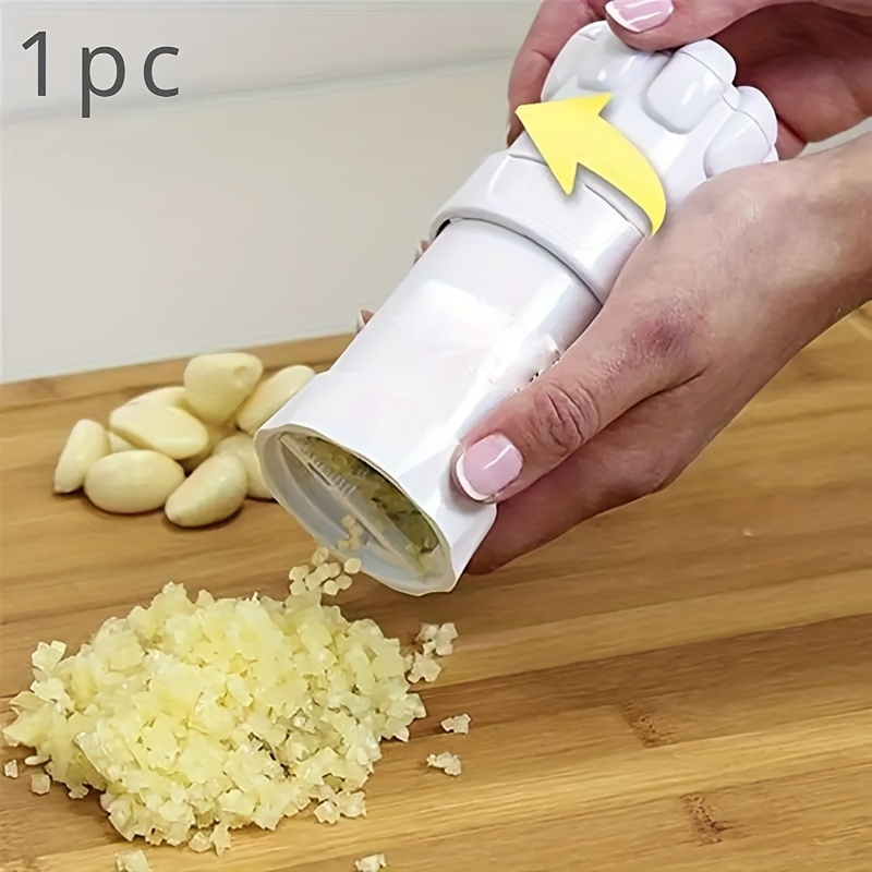 

1pc, Garlic Press For Resztaurant, Multifunctional Plastic Garlic Masher, Garlic Chopper, Washable Garlic Crusher, Garlic Chopper Cutter Grater Restaurant Kitchen Gadget Garlic Peeler Garlic Masher