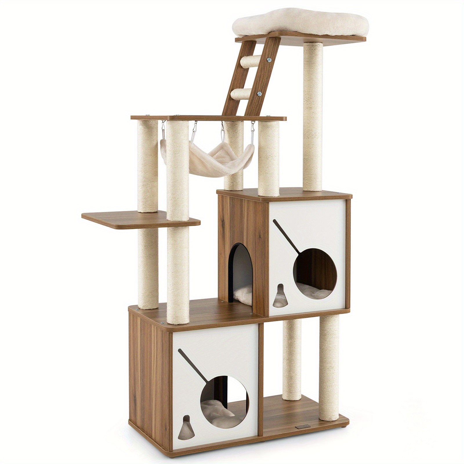 

Lifezeal 57" Cat Tree Tower Multi-level Activity Center W/ Scratching Posts Perch Ladder