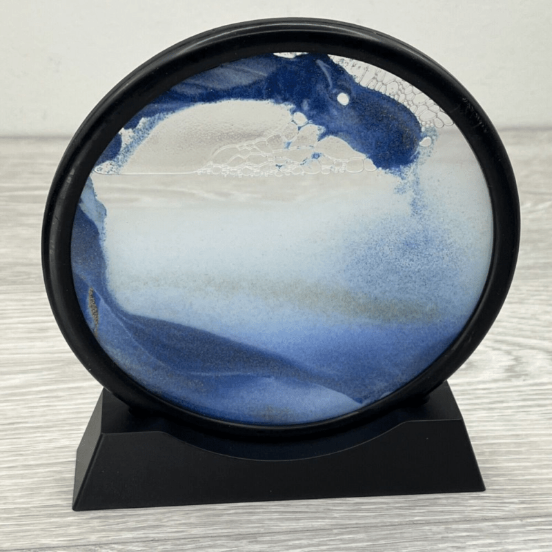 

12" Sand Motion Art Flowing Picture Moving Sand Frame 3d Sandscape In Motion Us