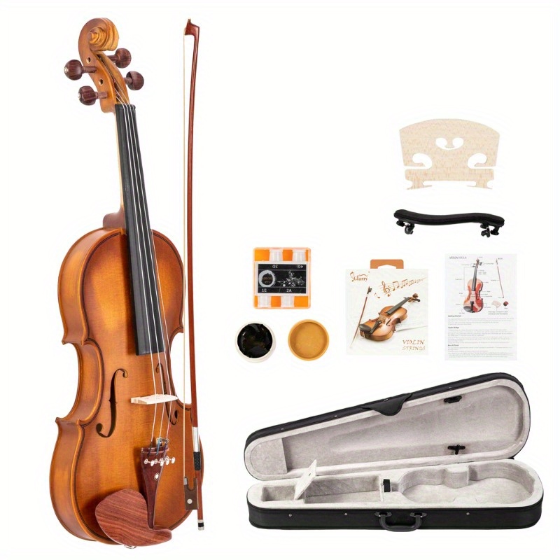 

4/4 All Solid Wood Mahogany Accessories Matte Natural Color Violin