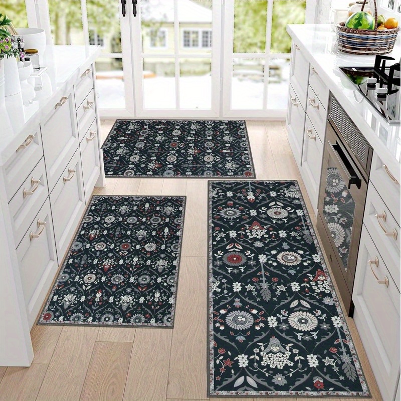 

3pc Rug Of 3 Non Rug Pattern For Low Rugs Carpet For Entryway Bathroom Dinning