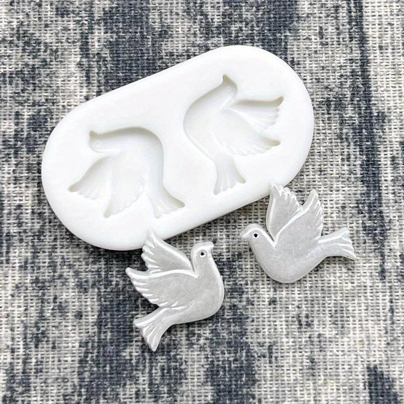 dove shaped silicone cake mold versatile fondant chocolate and   decorating tool for kitchen and restaurant use with   and   construction details 0