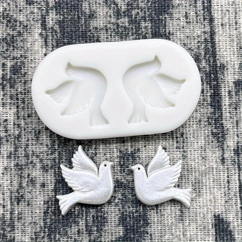 dove shaped silicone cake mold versatile fondant chocolate and   decorating tool for kitchen and restaurant use with   and   construction details 1