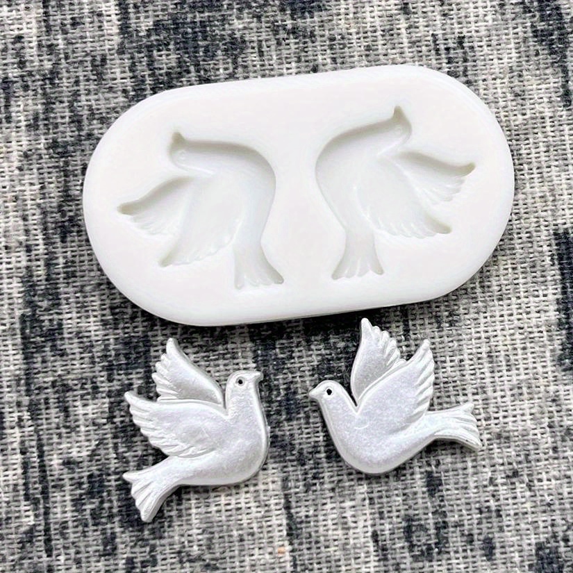 dove shaped silicone cake mold versatile fondant chocolate and   decorating tool for kitchen and restaurant use with   and   construction details 2