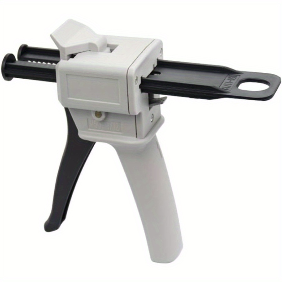 

50ml Manual Dispensing Gun Kit - No Battery Required, Durable Plastic, 1:1/1:2 Mixing Ratio