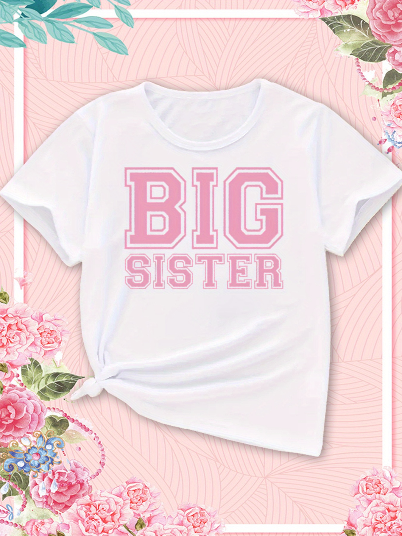 Floral Prints Big Sister Dress Amazon Big Sister T Shirt Sold On