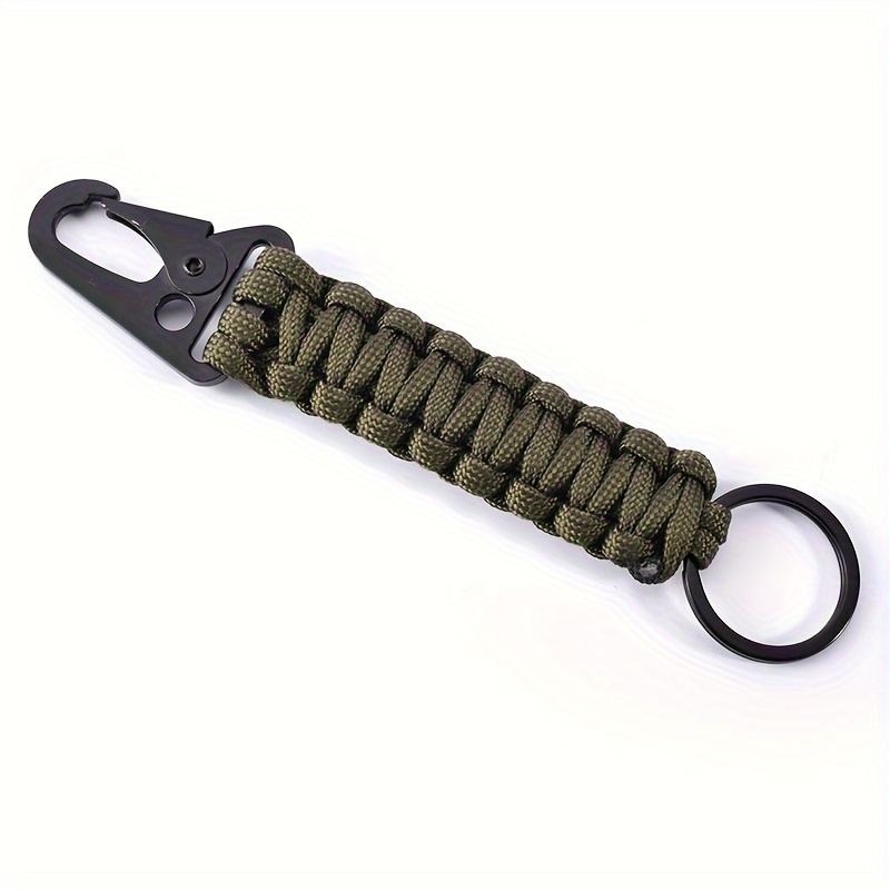 

Braided Paracord Keychain With Eagle - , Men's Gift