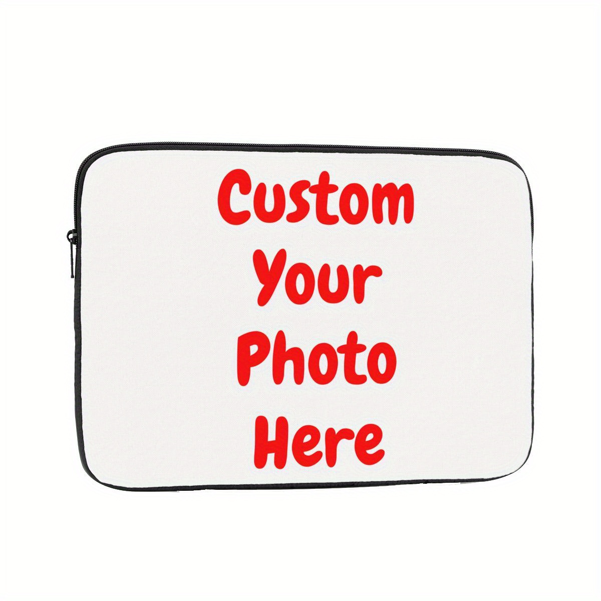 

Custom Laptop Sleeve Bag, Personalized Laptop Case Tablet Bag Briefcase With Photo, Notebook Protective Carrying Bags