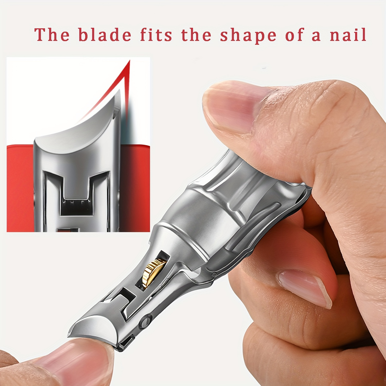 

Nail Clippers For Seniors, Metal Slanted Edge Nail Cutting Clippers, Pedicure Manicure Tool, Cuticle Nail Clipper Cutter