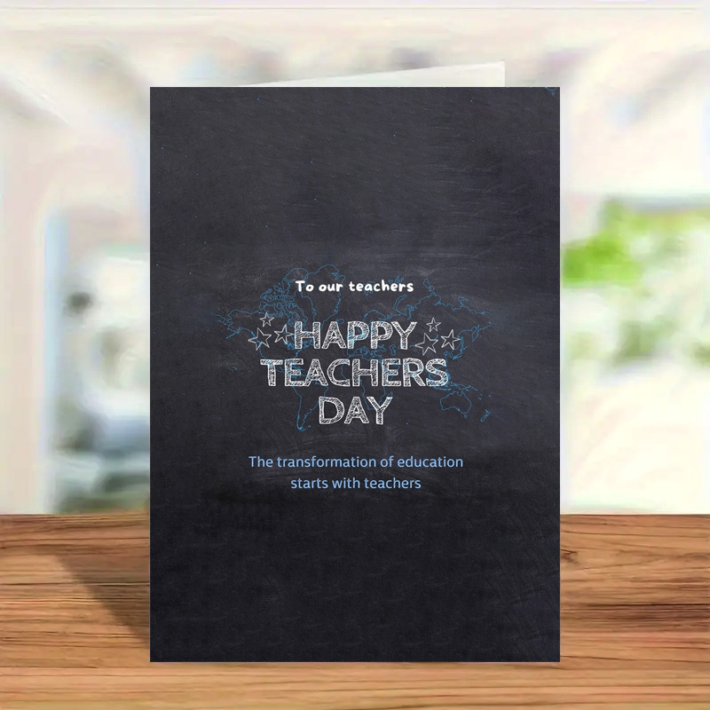 Happy Teachers Day Greeting Card Envelope Appreciation Thank - Temu ...