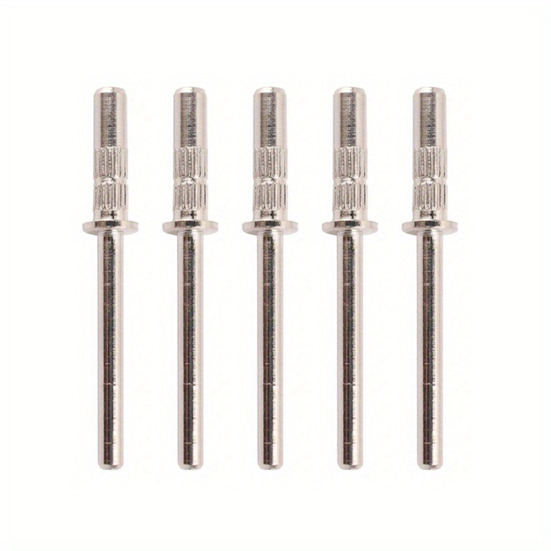 5pcs Hypoallergenic Mini Nail Drill Bits For Small Sanding Bands - 3.1mm Nail Art Equipment Essentials