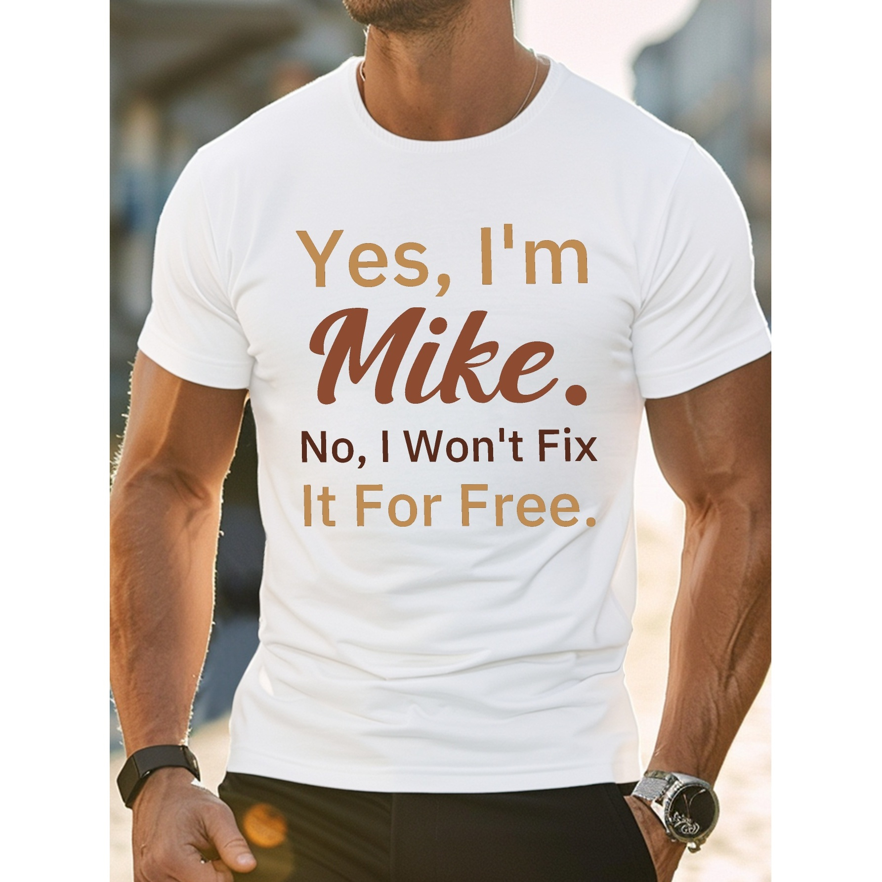 

Mike Fix G500 Pure Cotton Men's T-shirt Comfort Fit