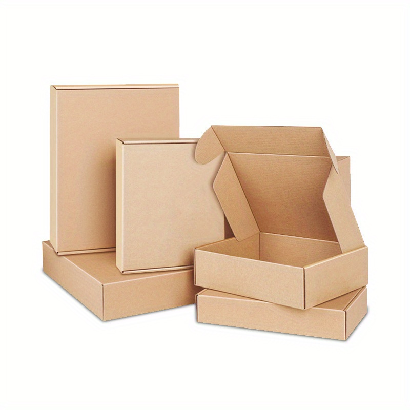 10 100pcs Assorted Sizes Of Shipping Boxes Packaging Boxes And Gift Boxes Corrugated Cardboard Boxes for Small Business Packaging Crafts And Holiday Christmas